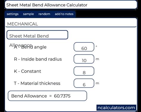 bend allowance formula in sheet metal|blank size calculator sheet metal.